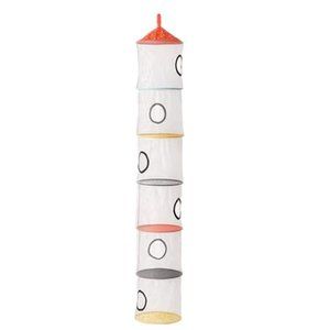 2x IKEA 6 slot hanging organizers storage *BLACK* vintage toys hats hair bows